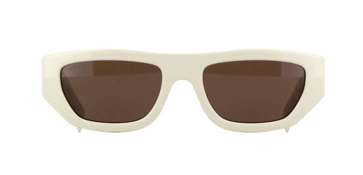 Gucci GG1134S Ivory/Brown (003) Sunglasses 889652380728| eBay