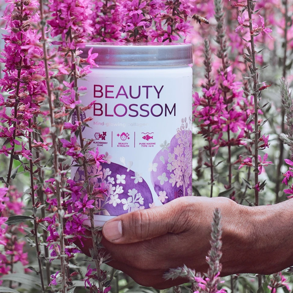 Peptídeos de colágeno marinho puro + vitamina C e ácido hialurônico sabor amora - Imagem 4 de 4