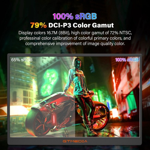 165Hz 2.5K Gaming Monitor 17.3'' Portable IPS Screen Extender Switch PS5/4 XBOX - Picture 11 of 24