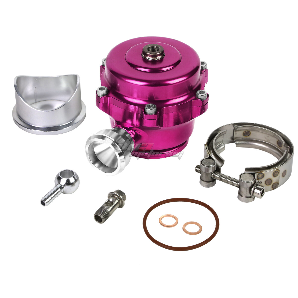 50MM ALUMINUM PURPLE TURBO TURBOCHARGER BOV BLOW OFF VALVE TRUMPET 35