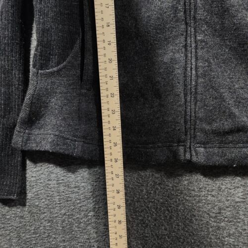 Women’s Mountain Hardwear Gray Full Zip Hoodie Size Large Recycled Wool Blend - Picture 4 of 8