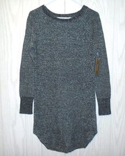 Francescas' Alya Sweater Dress Womens SMALL Marled Knit Long Sleeve Pullover NWT