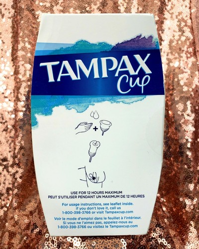 Tampax Cup * Regular Flow * Menstrual Cup & Carry Case * Tampon Alternative * - 第 4/5 張圖片