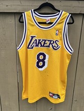 Vintage Rare Authentic Team Nike Kobe Bryant #8 Los Angeles Lakers Jersey 44 LRG