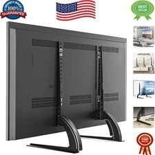 Sturdy Height Adjustable TV Stand for 22-65 Inch Flat Screens - Easy Setup