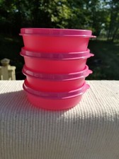 NEW Little Wonders Tupperware 4 / set PINK Baby Kid Lunch Carry Store Snack Love