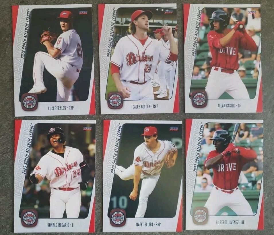 2023 Greenville Drive SINGLE CARDS from Team Card Set - CHOOSE YOUR PLAYER - Image 4 of 4