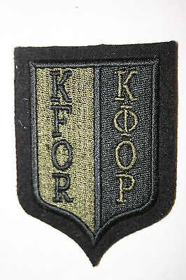 ORIGINAL KOSOVO KOSOVAN WAR KFOR  NATO CLOTH PATCH UNITED KINGDOM
