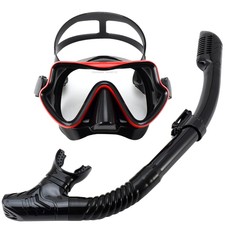 Professional Scuba Diving Masks Snorkeling Set Anti-Fog Goggles Glasses New