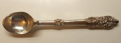 Vtg GSA Silver Plated Ice Cream Scoop 8 1/2'' 3-D Pattern