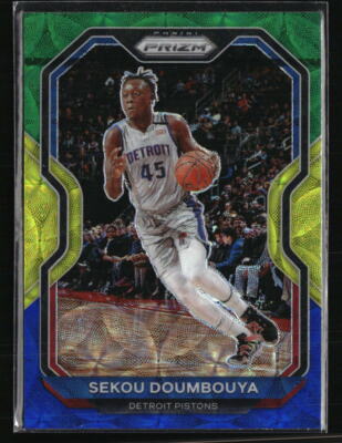 Sekou Doumbouya 2020 Panini Prizm Green Yellow Blue Scope #58 Basketball Card
