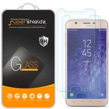 2X Protector Pantalla Cristal Templado Supershieldz para Samsung Galaxy J7 Refinar