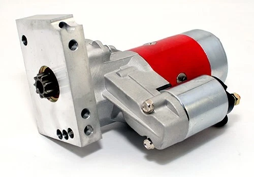 Mini arrancador rojo alto par bloque pequeño y grande compatible con Chevy 153 168 dientes Foto 3 de 3