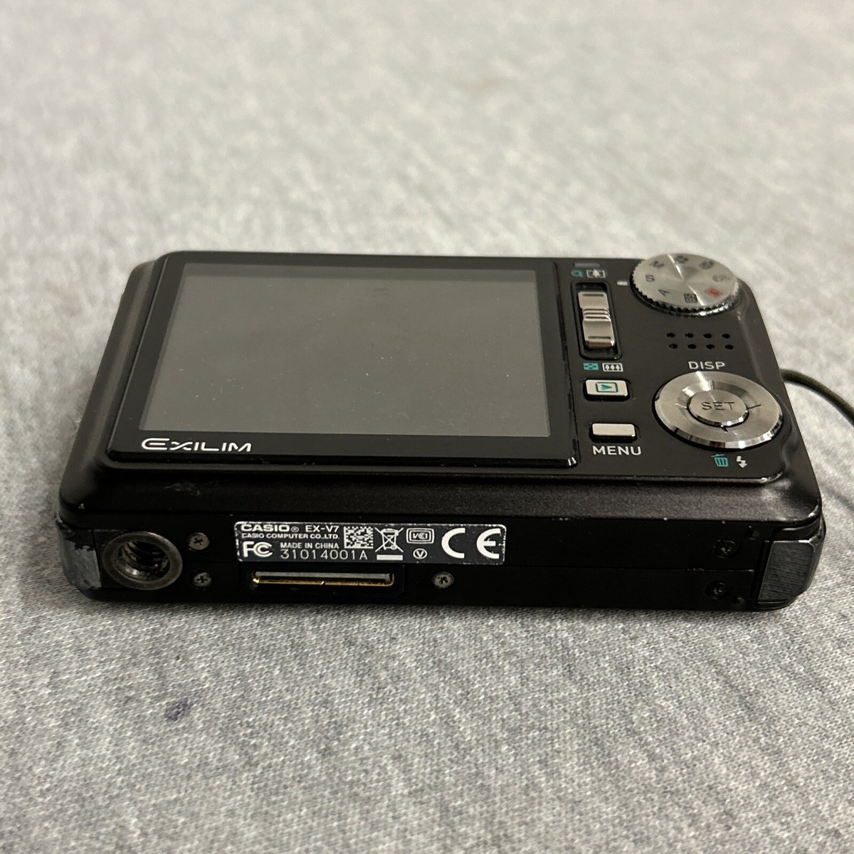 CASIO digital camera EXILIM EX-V7 7.2 MP 7x Zoom Black (Parts