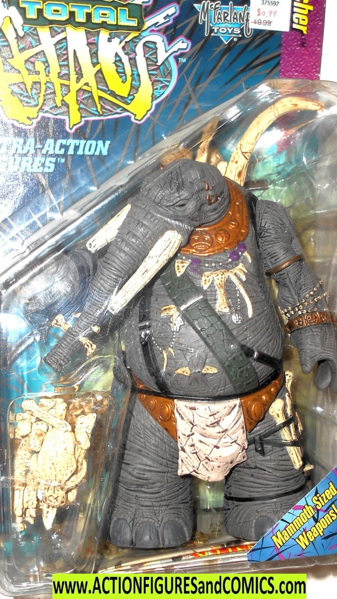 Spawn 1995 Total Chaos POACHER vintage mcfarlane 1996 elephant