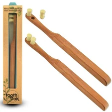 Eco-Friendly Toothbrush 100% Natural Miswak Bristles Interchangeable