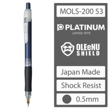 PLATINUM OLEeNU SHIELD Shock Resistant Mechanical Pencil 0.5mm Made in Japan