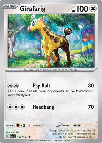 Girafarig 154/193 Sv02: Paldea Evolved