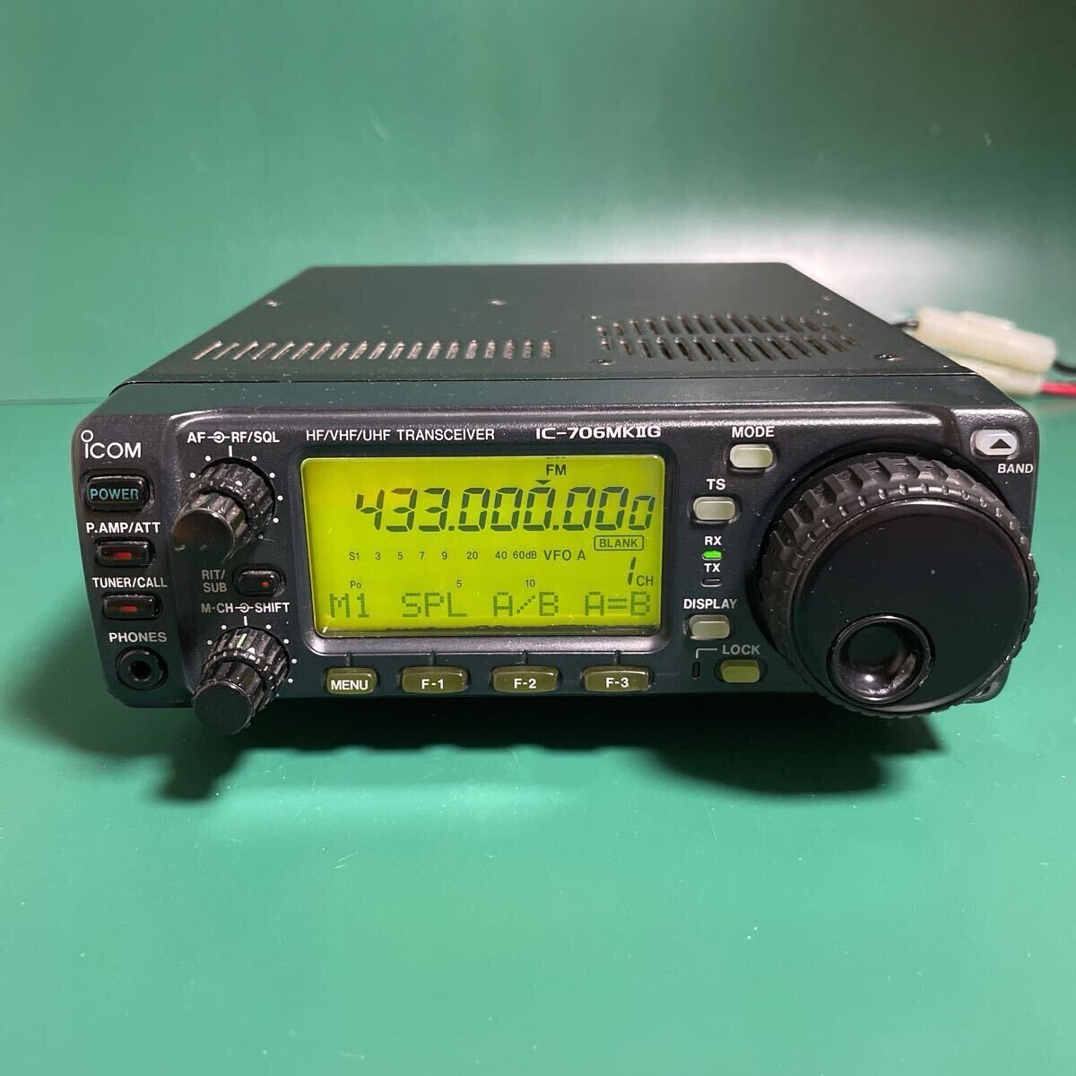 ICOM IC-706MK2G [ジャンク扱い] パワー計SX200付属
