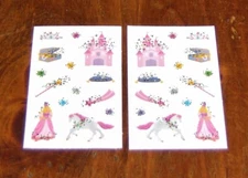 Mrs. Grossman Two Half Strip Stickers ~ Reflections Princess, Petite......