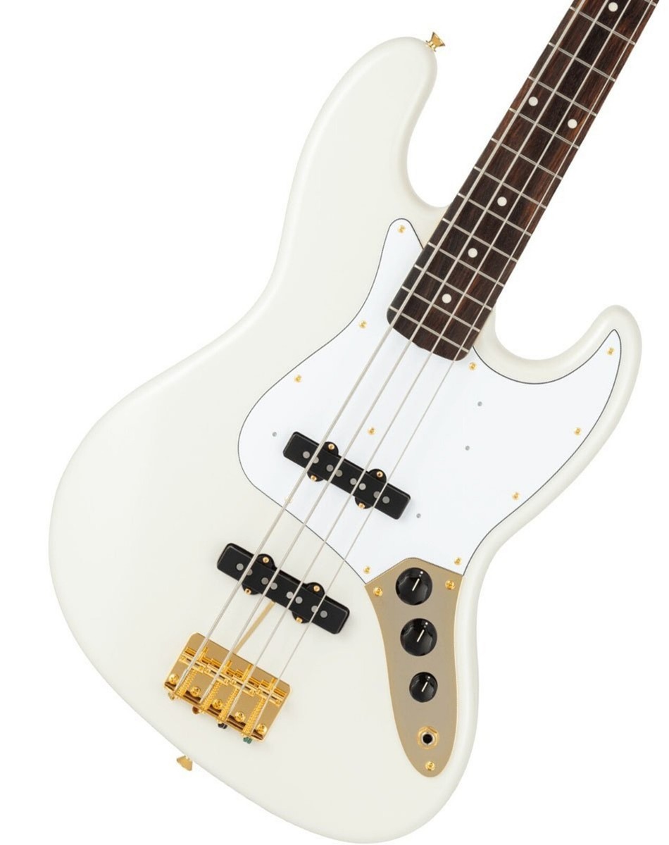 【新品】Fender Jazz Bass ホワイト ケース付き 新品】Fender Jazz Bass ホワイト ケース付き セミハードケース付