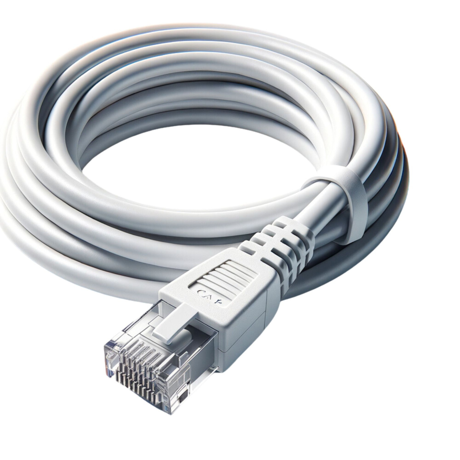 CAT 6 Ethernet Network Cable 5m White RJ45 Patch Lead 5 Metres