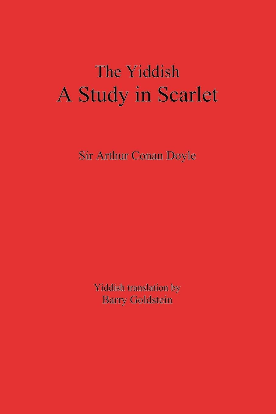Thumbnail - The Yiddish Study In Scarlet Sherlock Holmes's First Case Arthur Conan