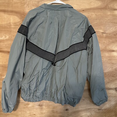 個人装備 UNICOR IPFU JACKET ARMY M-R Unicor US Army IPFU Reflective Gray PT Vented Windbreaker Jacket