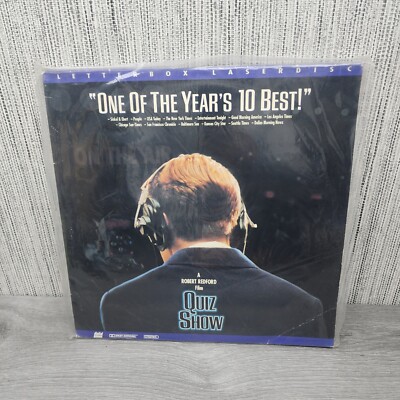 LaserDisc/LD: Quiz Show Rob Morrow, John Turturro, Ralph Fiennes