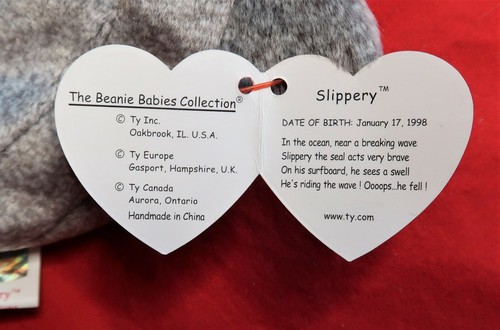 TY Beanie Baby Slippery The Seal - Picture 6 of 6