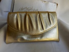 Vintage Avon Gold Evening Clutch Bag - 1978