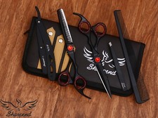 Salon Hair Cutting Scissors 6.5 Professional Hairdressing Barber Shears 4Ps/Set