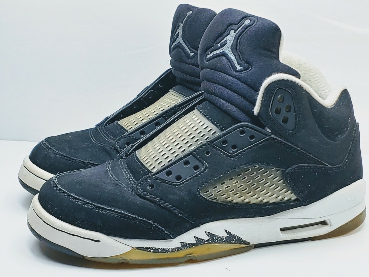 Air Jordan 5 Alternate Bel-Air Retro Size Mens 8.5 Sneakers 440888-035 2012 Jordan Air Jordan 5 Retro GS 5.5Y Black/White/Grey Leather  main image 4
