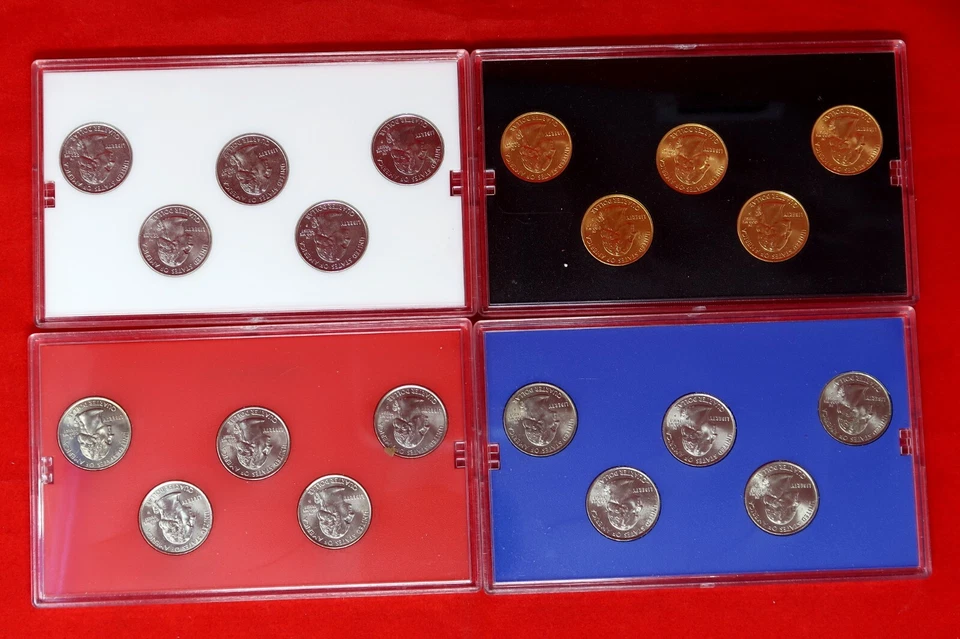 2000 Denver, Philadelphia, Gold, Platinum, State Quarter Collection - Image 3 of 3