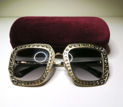 GUCCI Rhinestone-studded Sunglasses s-l400.jpg main image 4