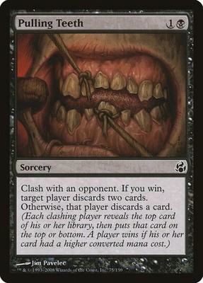PULLING TEETH X 4 E/X+ MORNINGTIDE MAGIC THE GATHEING