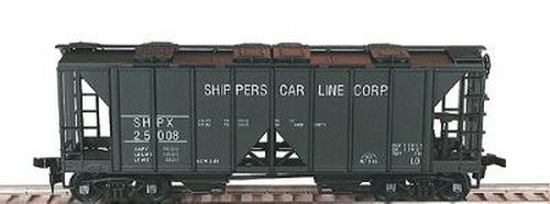 Bowser 55622 HO 70 toneladas 2 bahías cubierta tolva coche kit remitentes Carline Corp SHPX | Zustand: New