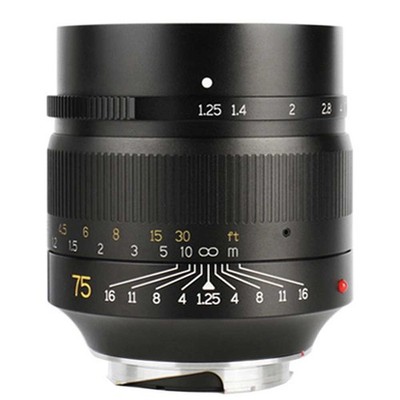7Artisans 75 mm f/1,25 Objektiv für Leica M Bajonett