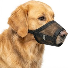 Muzzle for Lar Sized Dog   Soft Air Mesh Breathable Dog Mouth