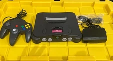 Nintendo 64 N64 Console OEM Bundle Complete with 1 Official Nintendo Controller