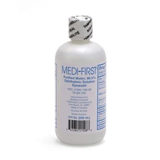 MEDIQUE 21508 Eyewash,8 oz,Purified Water 9JY28