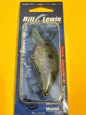 Bill Lewis SB-57 Crankbait 3/8oz 2.25” Dives 3’-6’  Green Gizzard Shad