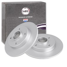 2x A.B.S. BREMSSCHEIBEN 249mm HINTEN passend für CITROËN C3 C4 DS3 DS4 DS DS