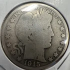 1915-D Barber Half Dollar Full Date, All Wording And Stars Intact Actual Coin