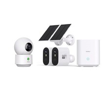 AOSU 5MP SolarCam Max System 2-Cam-Kit  2K Indoor Camera