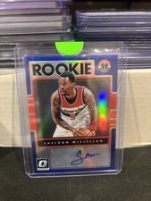 Sheldon McClellan 2016-17 Panini Optic Blue Rookie Auto /25