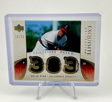 2006 Upper Deck Exquisite Nolan Ryan Patches #/25 Angels