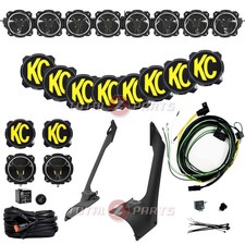 Kc Hilites Gravity Titan 50 Roof Light Bar Ditch Lights For Jeep 392 Mojave
