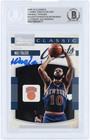 Autographed Walt Frazier Knicks Basketball Card Item#14390204 COA