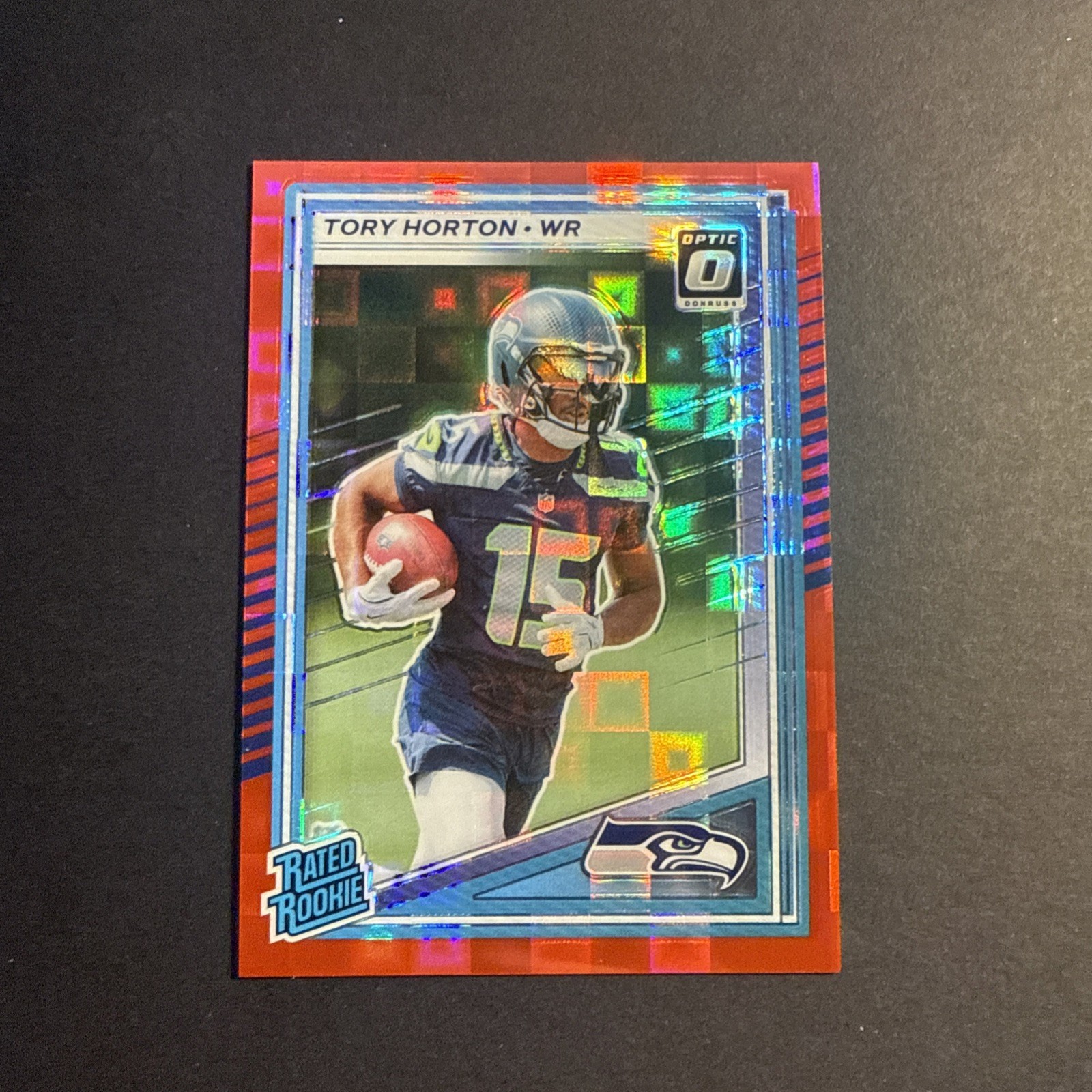 2025 Panini Donruss - Rated Rookie Tory Horton Optic Preview Red Pandora RC #388